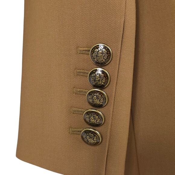 Veronica Beard Blazer Terre Dickey Jacket in Camel Wool Blend Business Workwear - Picture 7 of 14